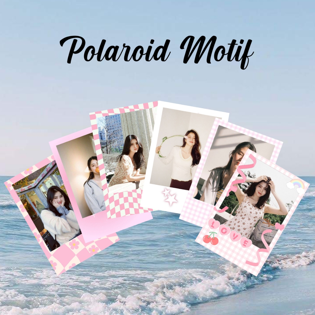 Cetak Polaroid Motif Aesthetic 25 Foto | Kertas AC 310gsm Glossy