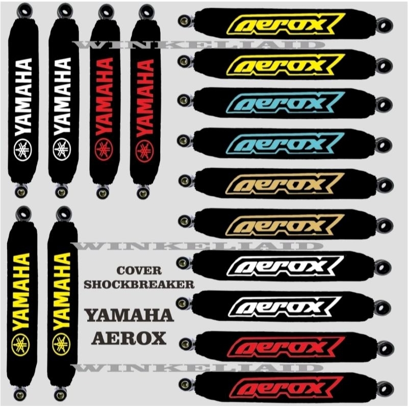 SARUNG SHOCKBREAKER YAMAHA AEROX SEPASANG KANAN KIRI / COVER SHOCKBREAKER YAMAHA AEROX