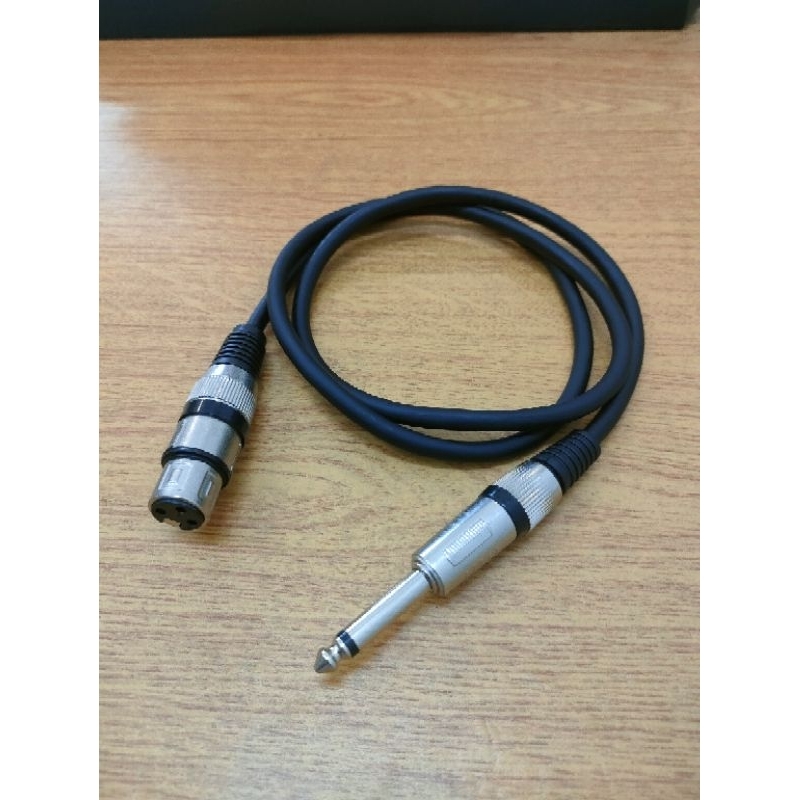 KABEL AUDIO MIXER JACK XLR CANON CEWE TO JACK AKAI MONO 6.5MM / KABEL AUDIO JACK AKAI MONO TO JACK X