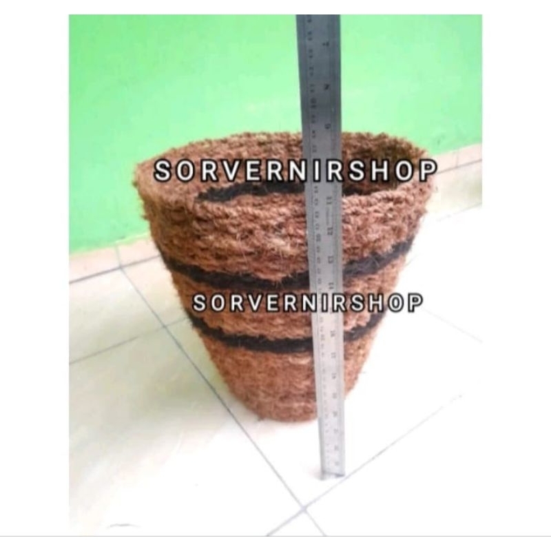 Pot sabut kelapa/Cover pot sabut kelapa ukuran JUMBO 30CM
