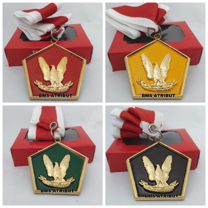 MEDALI PRAMUKA GARUDA PENGGALANG/PENEGAK/SIAGA/PANDEGA COR PREMIUM