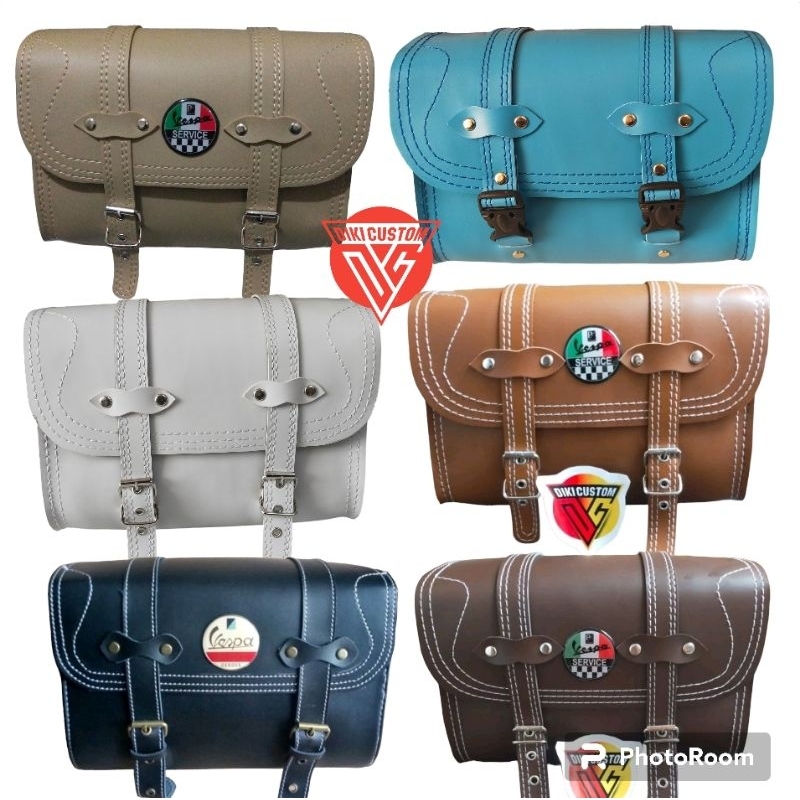 tas motor Scoopy fazzio motor listrik uwinfly vespa filano / aksesoris Scoopy / side bag motor