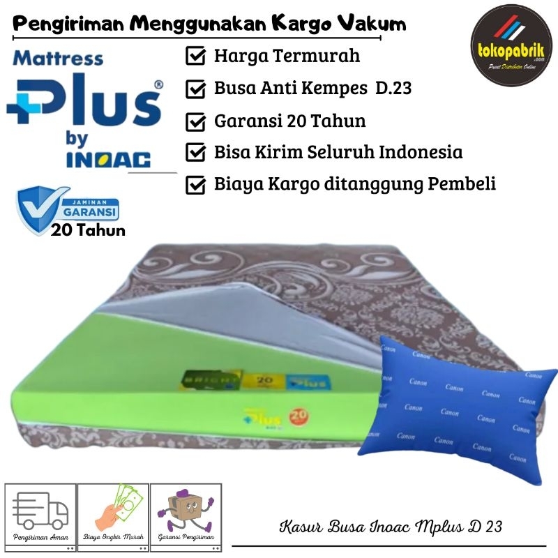 Kasur Busa Inoac Mplus Density 23 / Busa Anti Kempes Murah Bandung Semarang Bogor