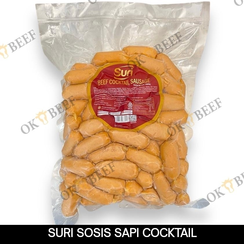 

SURI Sosis Sapi Beef Cocktail Sausage Halal MUI - 1 kg