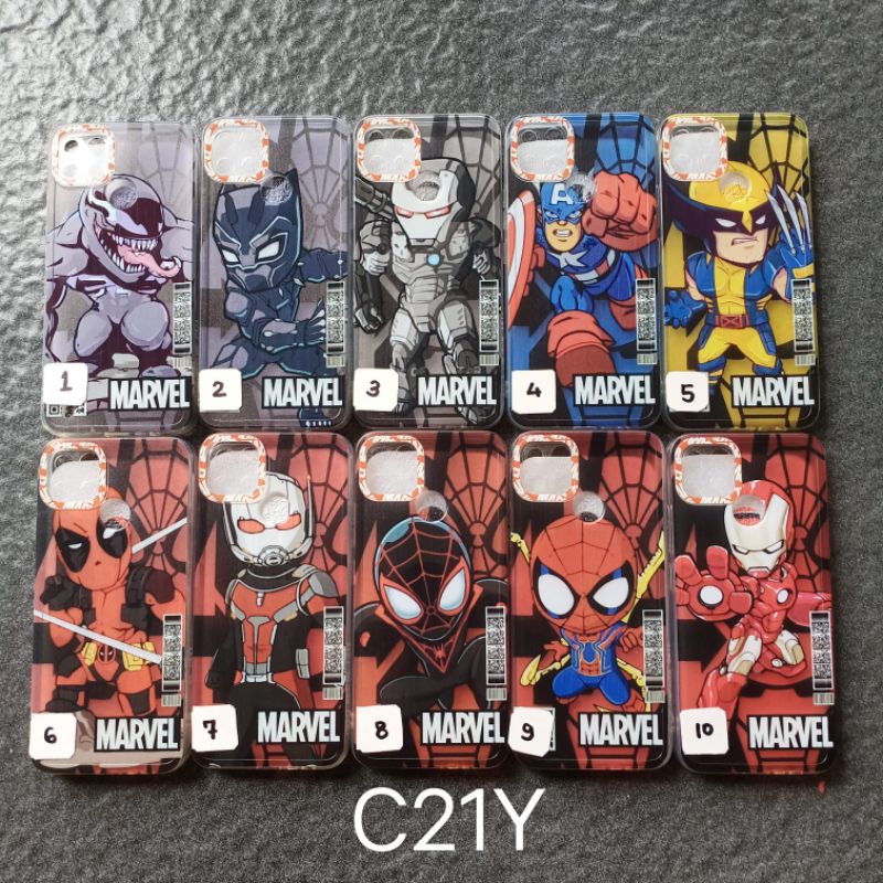 Case Gambar untuk Realme C21Y . C25Y motif cowok soft softcase softshell silikon cover casing kesing