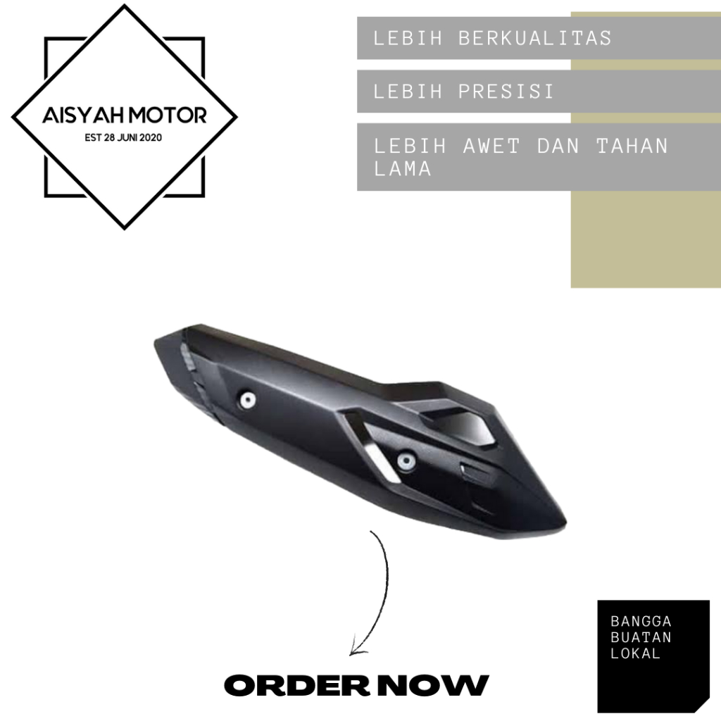 Tutup Knalpot Honda Vario 125 Led 150 Led Tahun 2015
