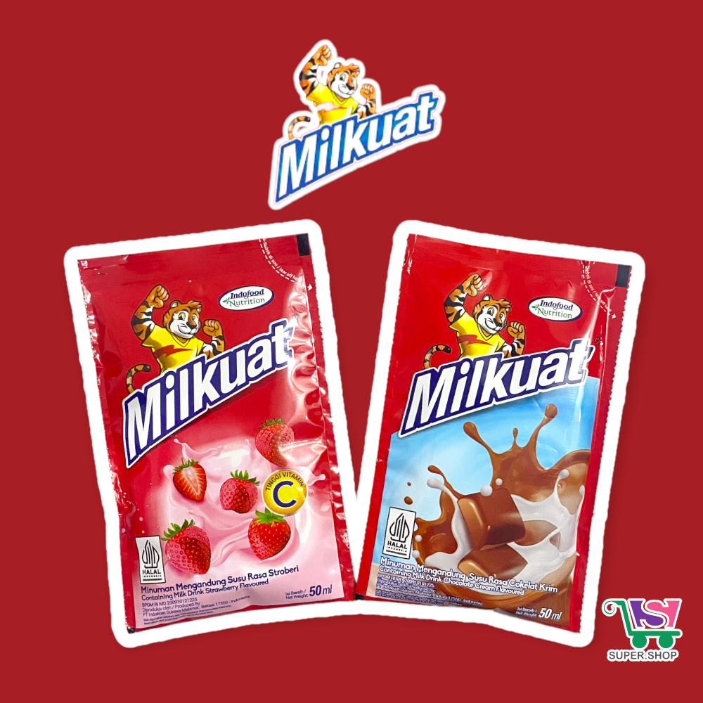 

Milkuat Susu Pouch Bantal Cokelat / Strawberry 50 ML