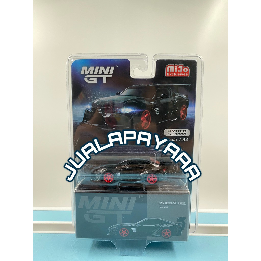 MINI GT HKS Toyota GR Supra Nocturnal MINI GT 226 SUPRA HKS BLISTER