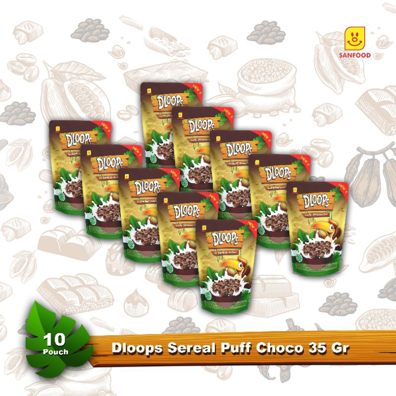 

DLOOPS SEREAL PUFF CHOCO 35GR ( PACK ISI 10pcs )