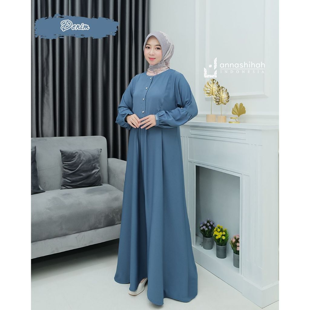 GAMIS POLOS KHEYLA DRESS EXSLUSIVE ANNASIHAH/COD/GAMIS YORIS POLOS