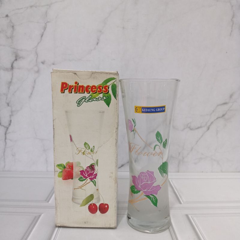 GELAS PRINCESS 01/ GELAS KADO/ GELAS KEDAUNG
