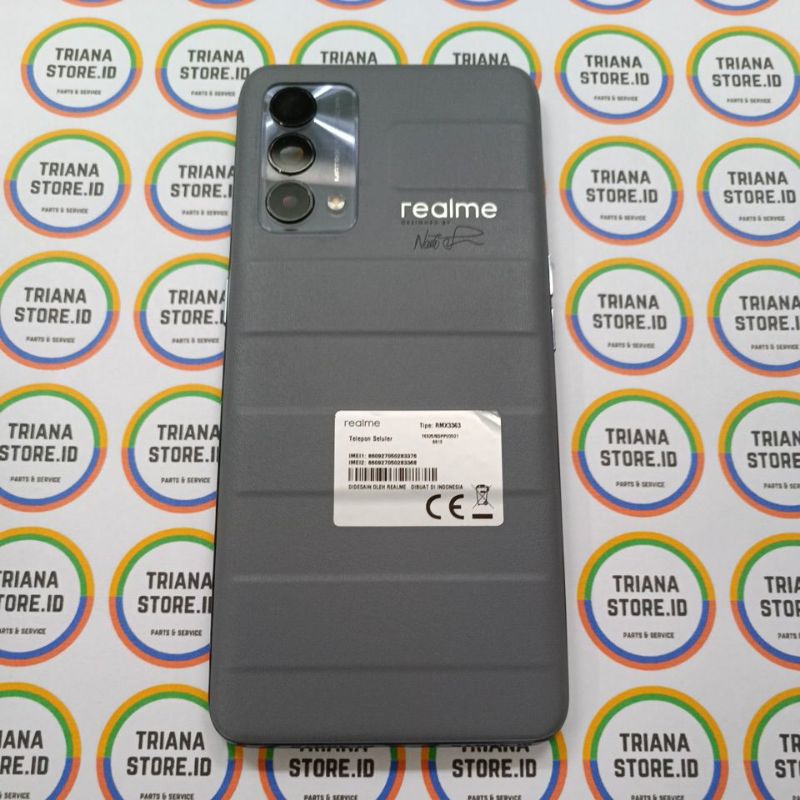 Backdoor fullset bezel + NFC/LED flash Realme GT 5G ME Master edition original copotan