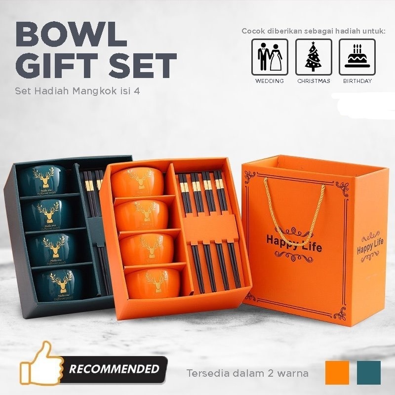 

Hampers mangkok keramik set / bowl gift set