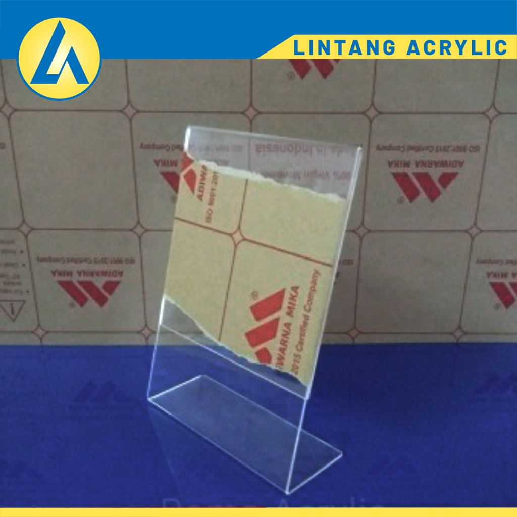 

Akrilik Display menu A5 L / Akrilik brosur