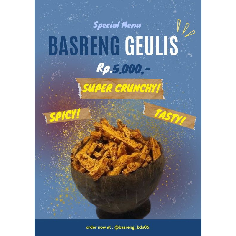 

Basreng Geulis Jajanan ringan Ukuran 100grm