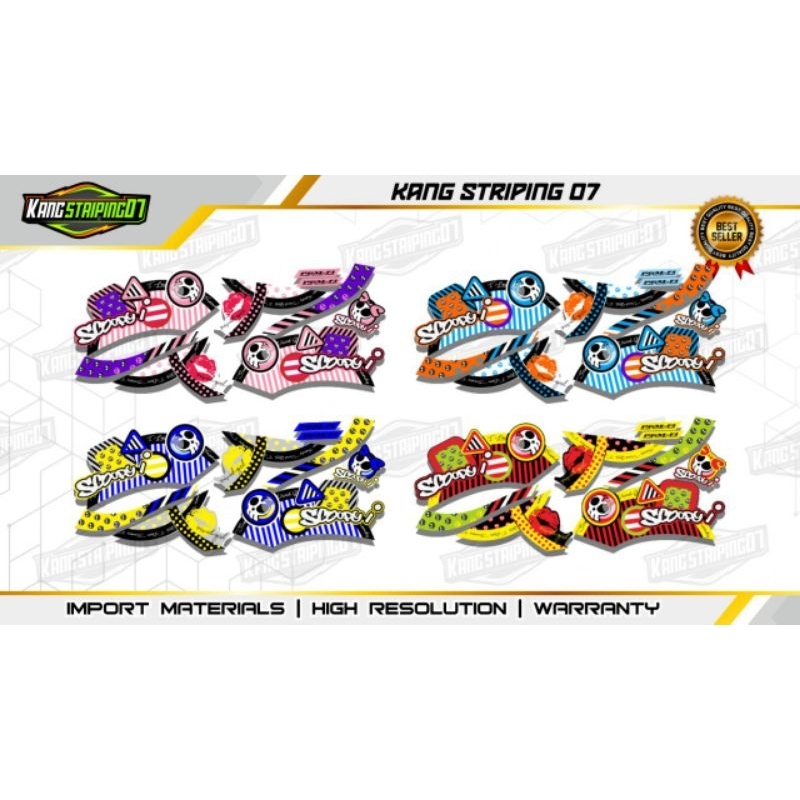 striping scoopy karbu transparan .scoopy i tune upn2011