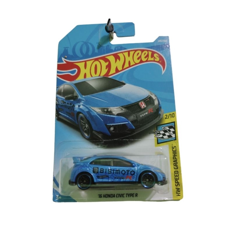 16 HONDA CIVIC TYPE R HOT WHEELS