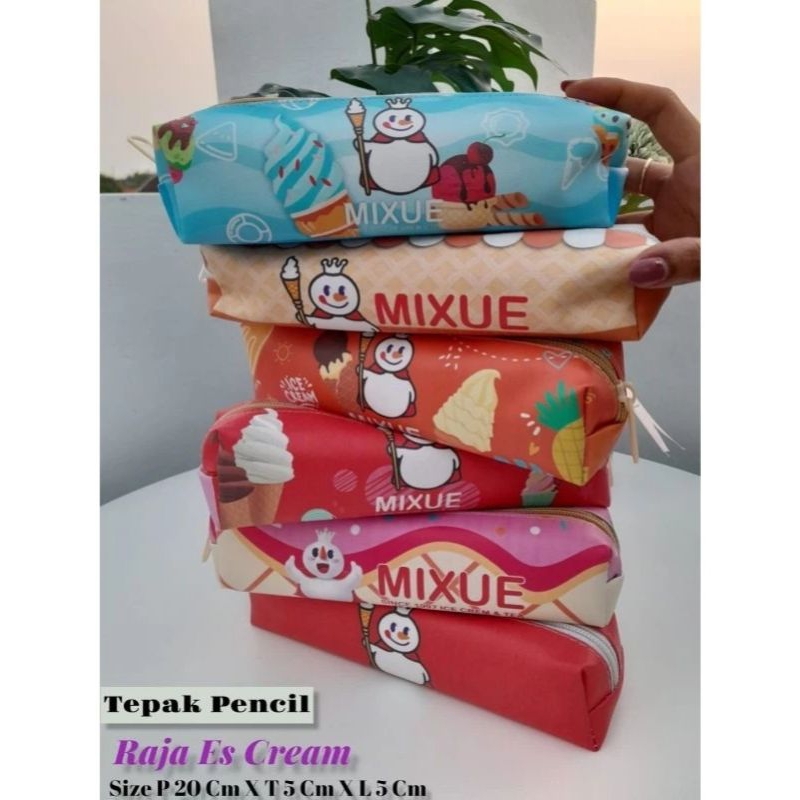 

Tempat Pensil Mixue /Tempat pensil anak sekolah