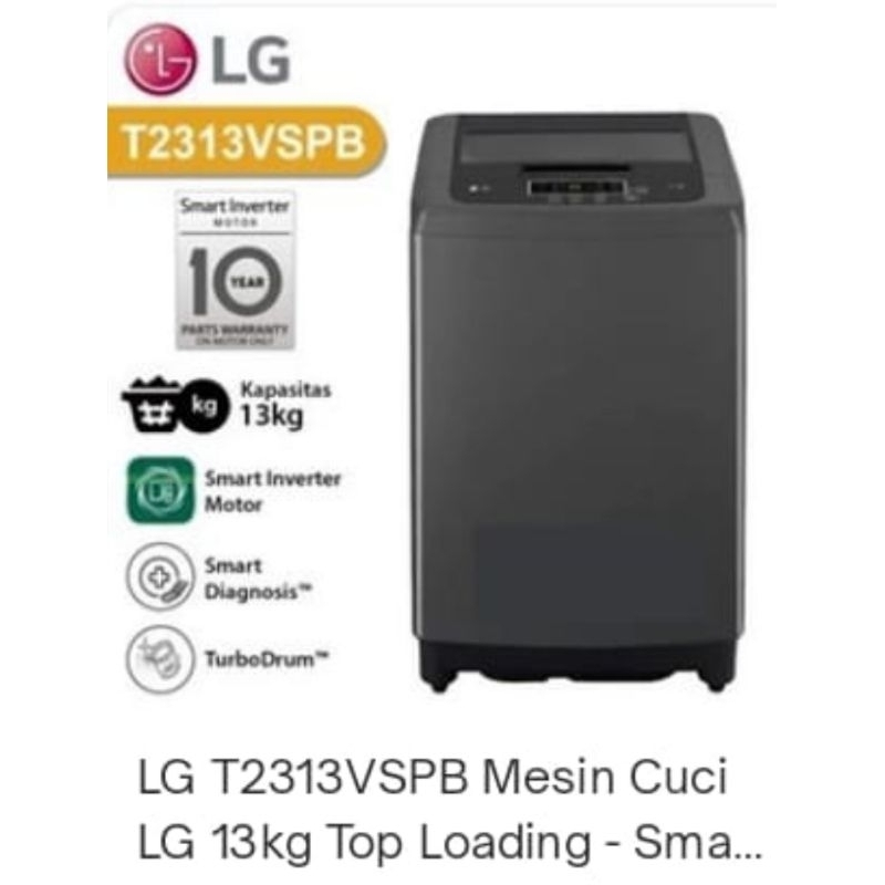 MESIN CUCI LG T2313VSPB 13KG