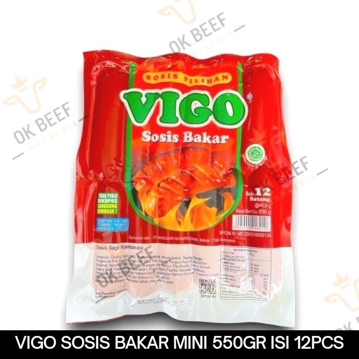 

VIGO Sosis Sapi / Sosis Sapi Bakar Mini - BAKAR MINI