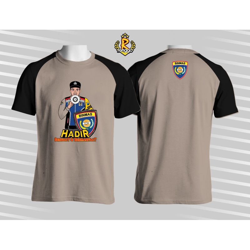 KAOS BHABINKAMTIBMAS HADIR BERBUAT BERMANFAAT
