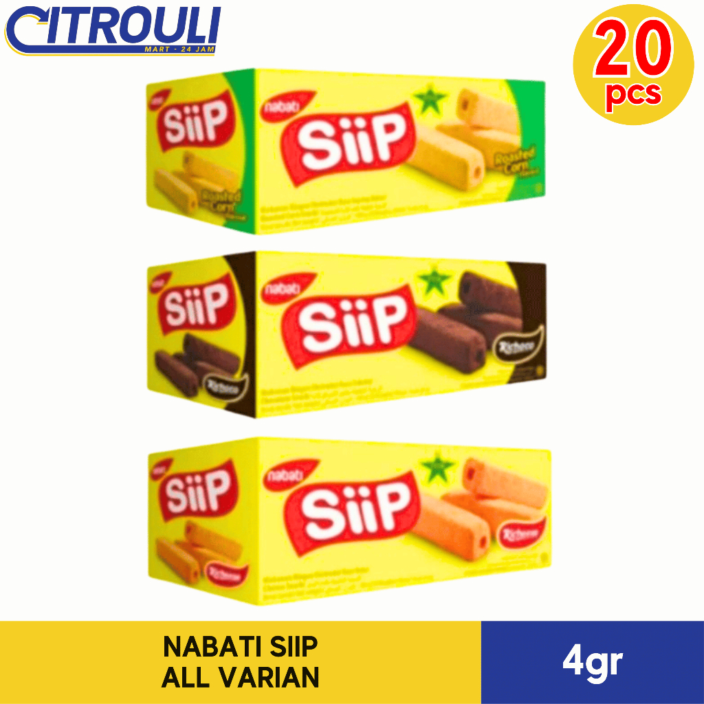 

NABATI SIIP 4gr (ISI 20pcs / 1 BOX) ALL VARIAN