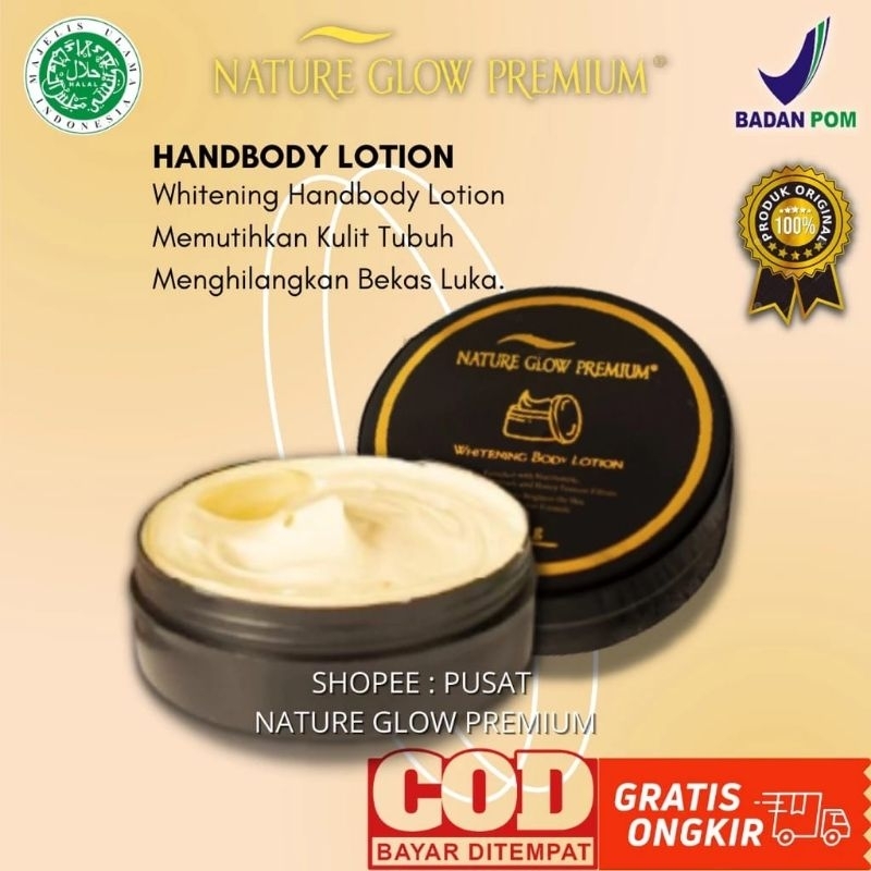 HANDBODY NATURE GLOW PREMIUM LOTION PEMUTIH