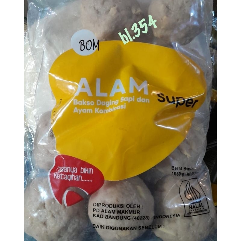 

bakso alam super/ bakso alam BOM super isi 10 pcs