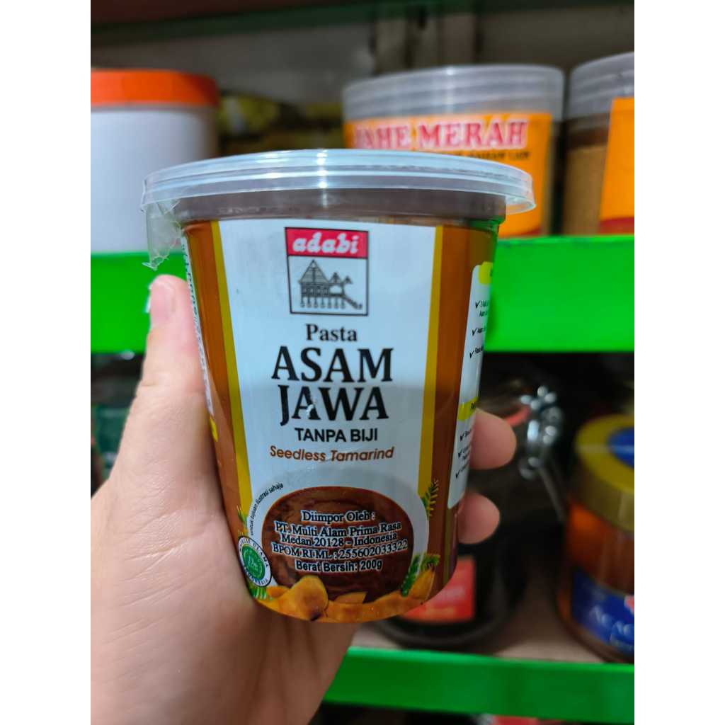 

Adabi Pasta Asam Jawa | Asam Jawa Tanpa Biji | Seedless Tamarind 200gr