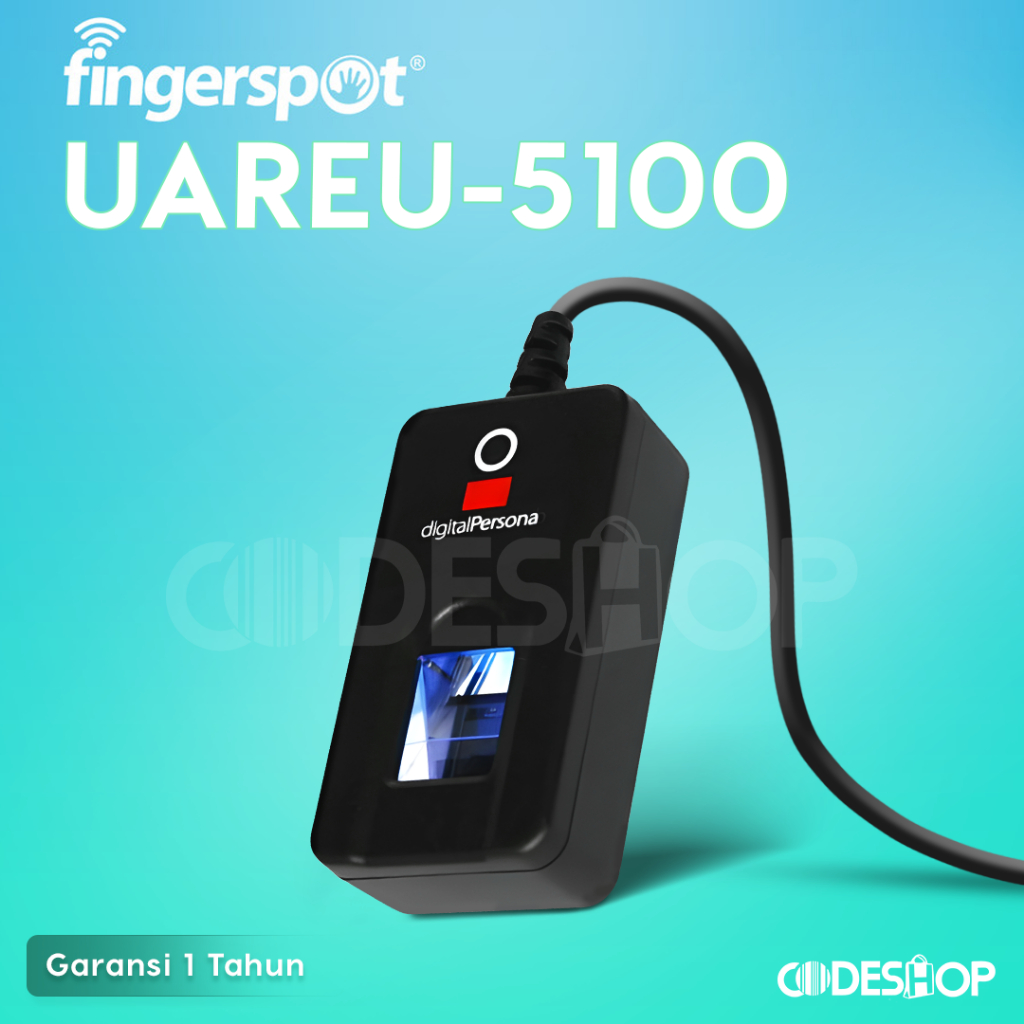Mesin Sidik Jari Fingerspot U are U 5100 Digital Persona Fastcode