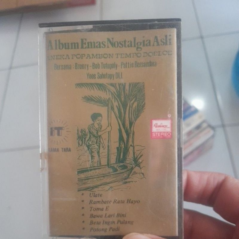 kaset pita album emas nostalgia asli aneka pop ambon trnpi doeloe (1116)