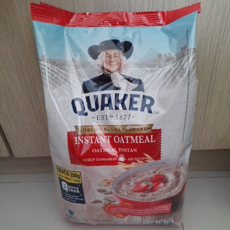 

EXP OKT2026 Quaker Oats 1200gram Gandum