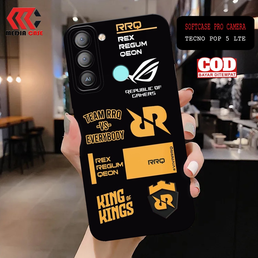 Case Hp Tecno Pop 5 LTE Terbaru - Motif Case Gamers - Casing Hp Tecno Pop 5 LTE - Softcase Hp Tecno 