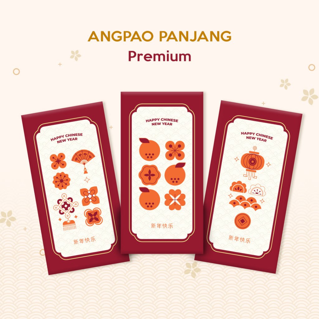 

Angpao Imlek Premium | Chinese New Year | isi 6 | Angpao Panjang Jumbo