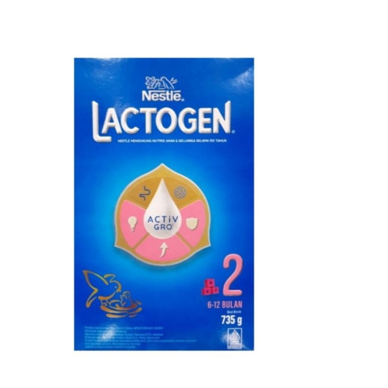SUSU FORMULA BAYI 6-12 BULAN | LACTOGEN 2 , ISI 735GR