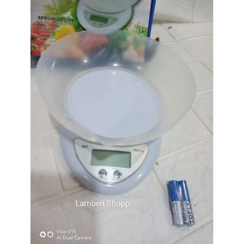 TIMBANGAN kue 5kg (mangkok) digital Batam