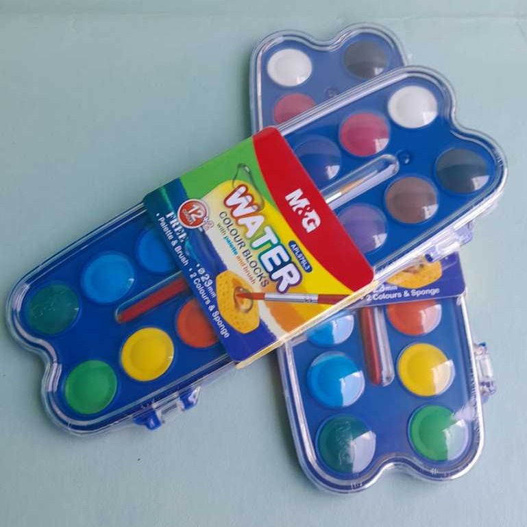 

Water Colour Blocks M&G 12W Murah