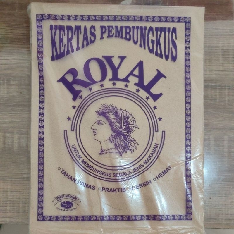KERTAS LAMINASI/KERTAS NASI MERK ROYAL @100PCS MURAH BERKUALITAS