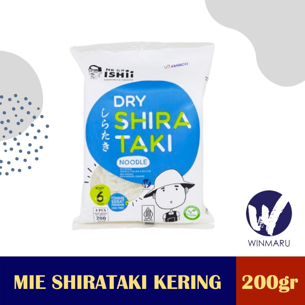 

Mie Shirataki Kering - Shirataki Dry Noodle 200gr