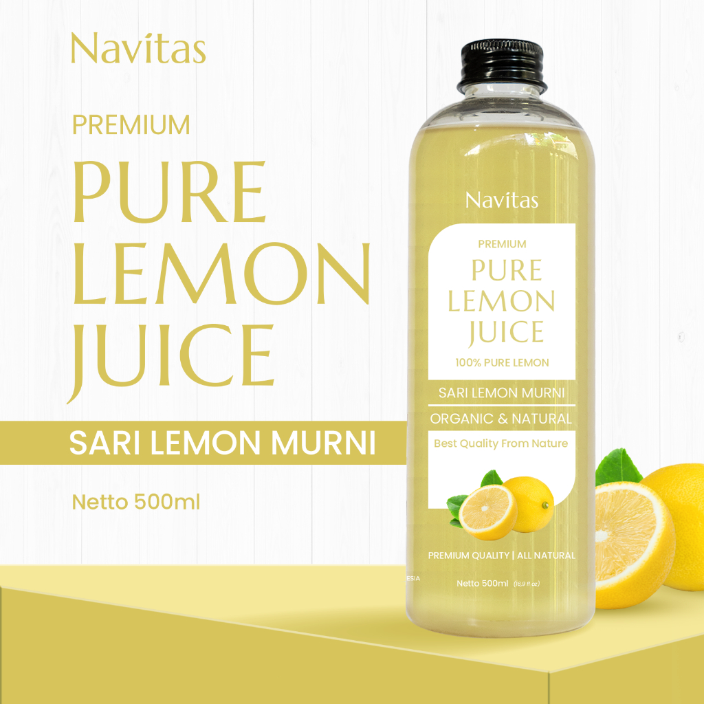 

SARI LEMON MURNI ORGANIK 500ML / PURE LEMON JUICE PREMIUM / AIR LEMON ALAMI / MINUMAN DIET SEHAT