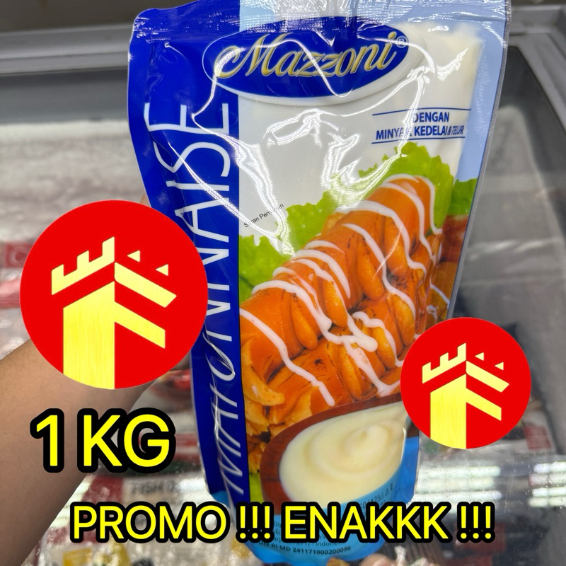 

MAZZONI MAYONAISE 1 KG MAYONAIS MAYO ORIGINAL 1 KG