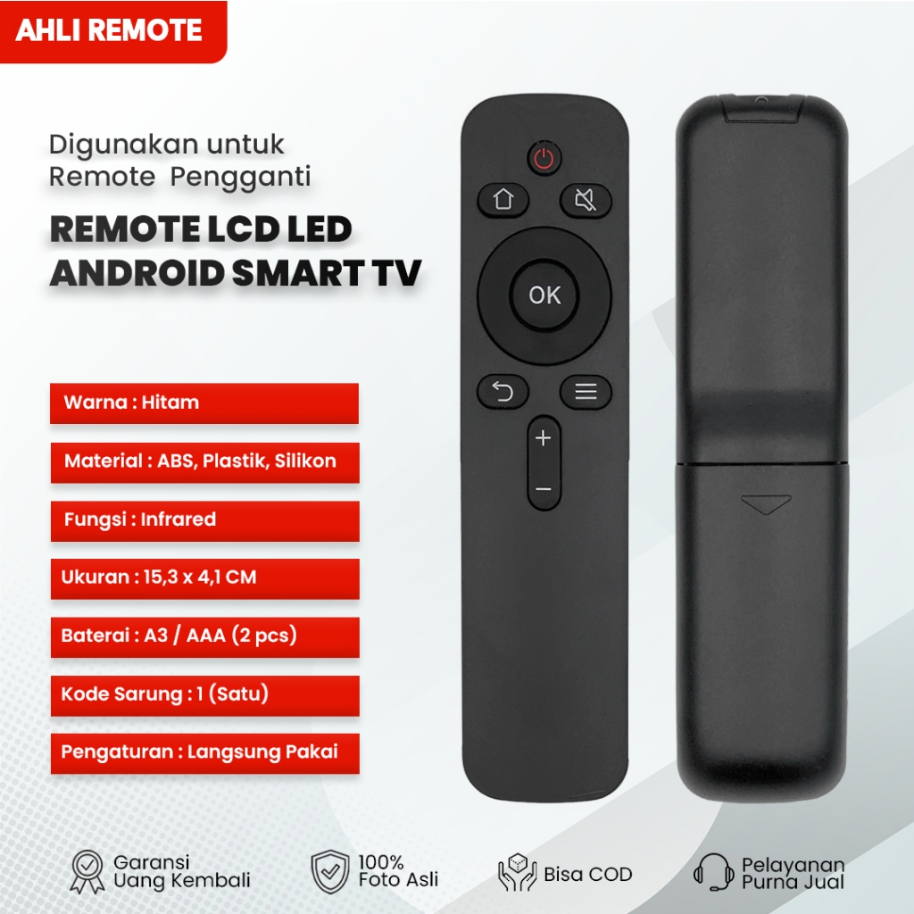 Remote TV Coocaa Android Smart TV 32S3U / Remot TV LCD LED Coocaa