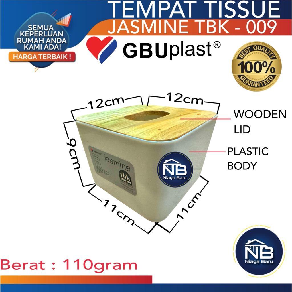 Kotak Tisu Kayu Minimalis Box Tempat Tissue GBU PLAST JASMINE TBK-009