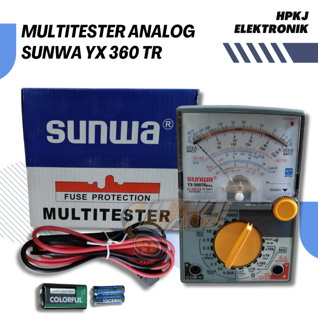 Multitester Analog SUNWA YX 360 TR  avometer multimeter YX-360TR SUNWA