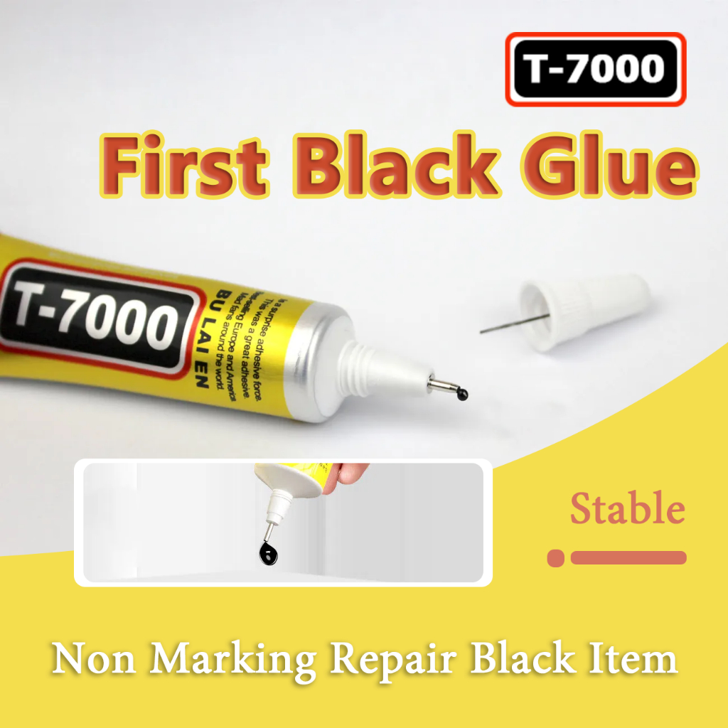 

T-7000 lem super glue kuat tahan air original Untuk Perangkat menempelkan layar Perbaiki penutup telepon Cairan hitam glue strong 15ML 50ML