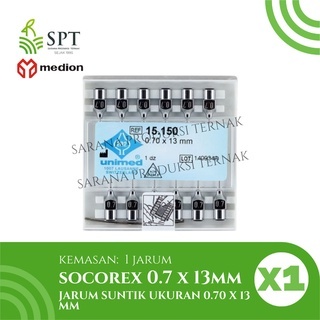 MEDION JARUM SUNTIK SOCOREX 0.7 x 13 mm