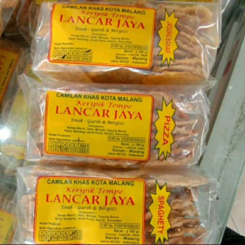 

Keripik Tempe Lancar Jaya Malang