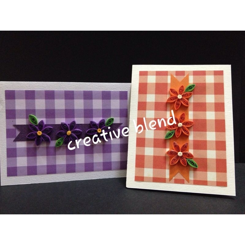 Kartu Ucapan Quilling Card Handmade03