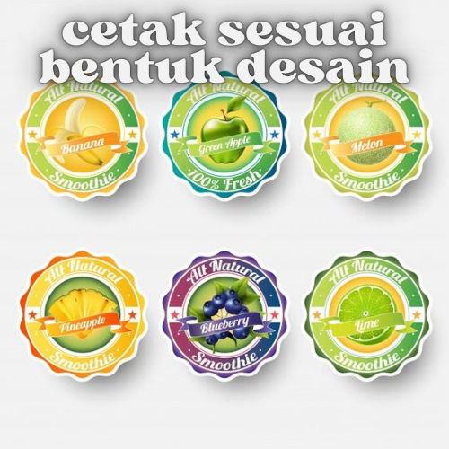 

stiker custom cutting stiker label stiker makanan stiker minuman label stiker label makanan