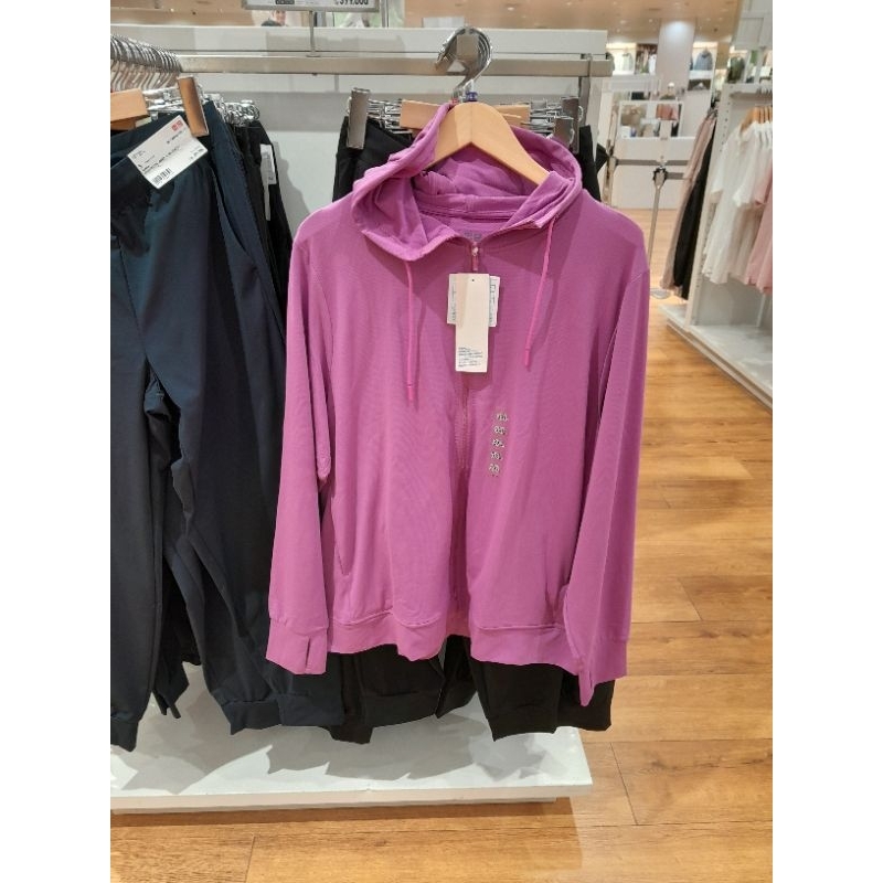 UNIQLO ORIGINAL ASLI 100% NEW JAKET UV PROTECTION HOODIE Dewasa AIRISM Hoodie S M L XL XXL XXXL